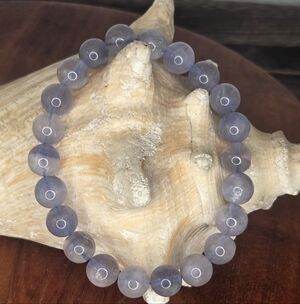 Blue Flourite Bracelet 8mm 7.5